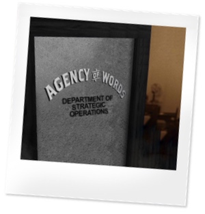 Operations Consulting Services - polaroid of office door.